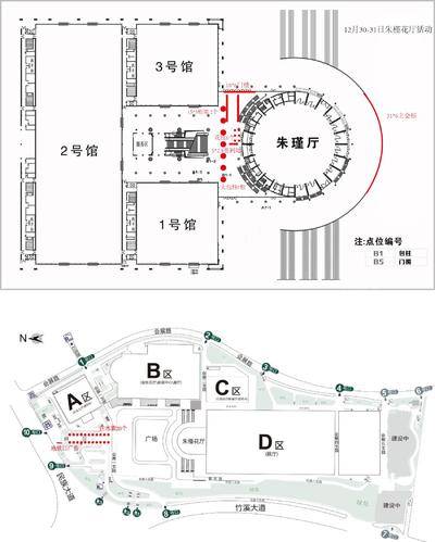南宁国际会展中心场地环境场地尺寸图